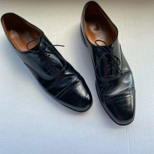 Allen edmonds black oxford dress shoes